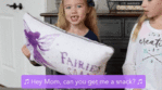SOAR Fairy Pillow w/ Reversible Lavender Purple & Iridescent Sequins