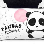 ACHIEVE Panda Pillow w/ Reversible Bold Black and White Sequins