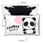 ACHIEVE Panda Pillow w/ Reversible Bold Black and White Sequins